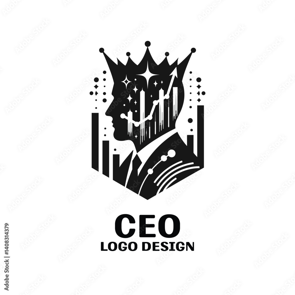 Fototapeta premium CEO Vector Logo Design