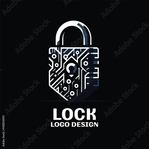 Lock Vector Logo Design