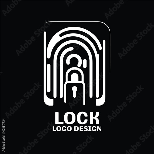 Lock Vector Logo Design