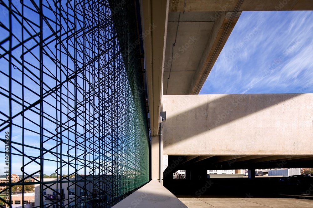 Fototapeta premium empty parking garage 