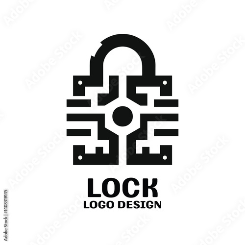 Lock Vector Logo Design