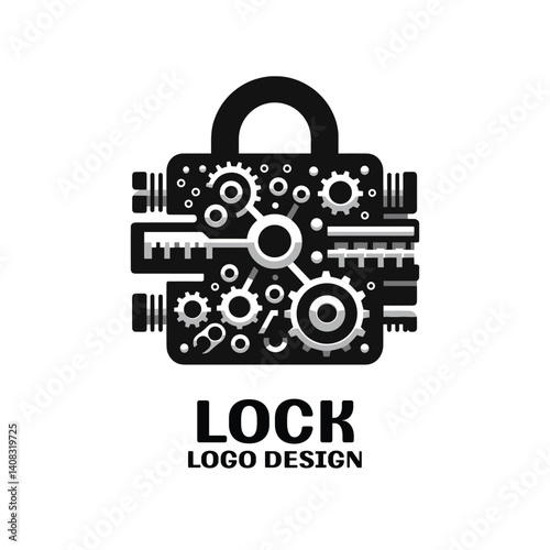 Lock Vector Logo Design