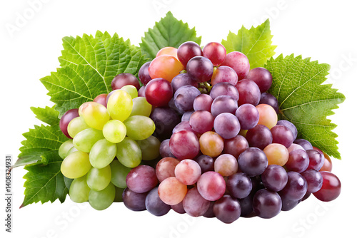 Grapes isolated on white background PNG