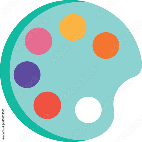 Wallpaper Mural circle of colored circles Torontodigital.ca