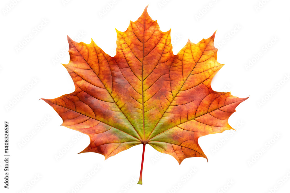 Maple leaf isolated on white background PNG Maple leaf isolated on white background PNG