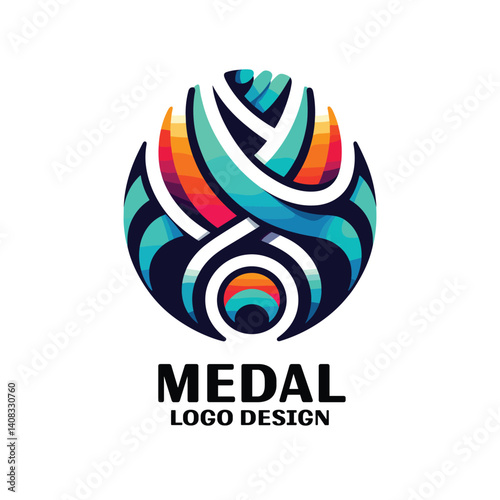 Medal Vector Logo Design
