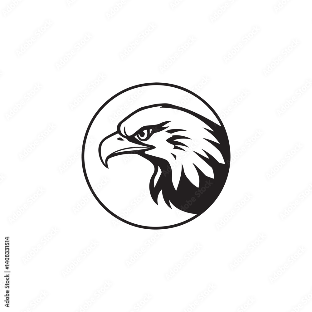 Obraz premium eagle head icon