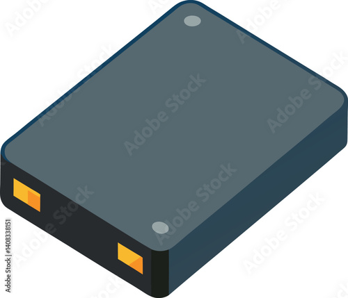 hard disk drive isolated on white