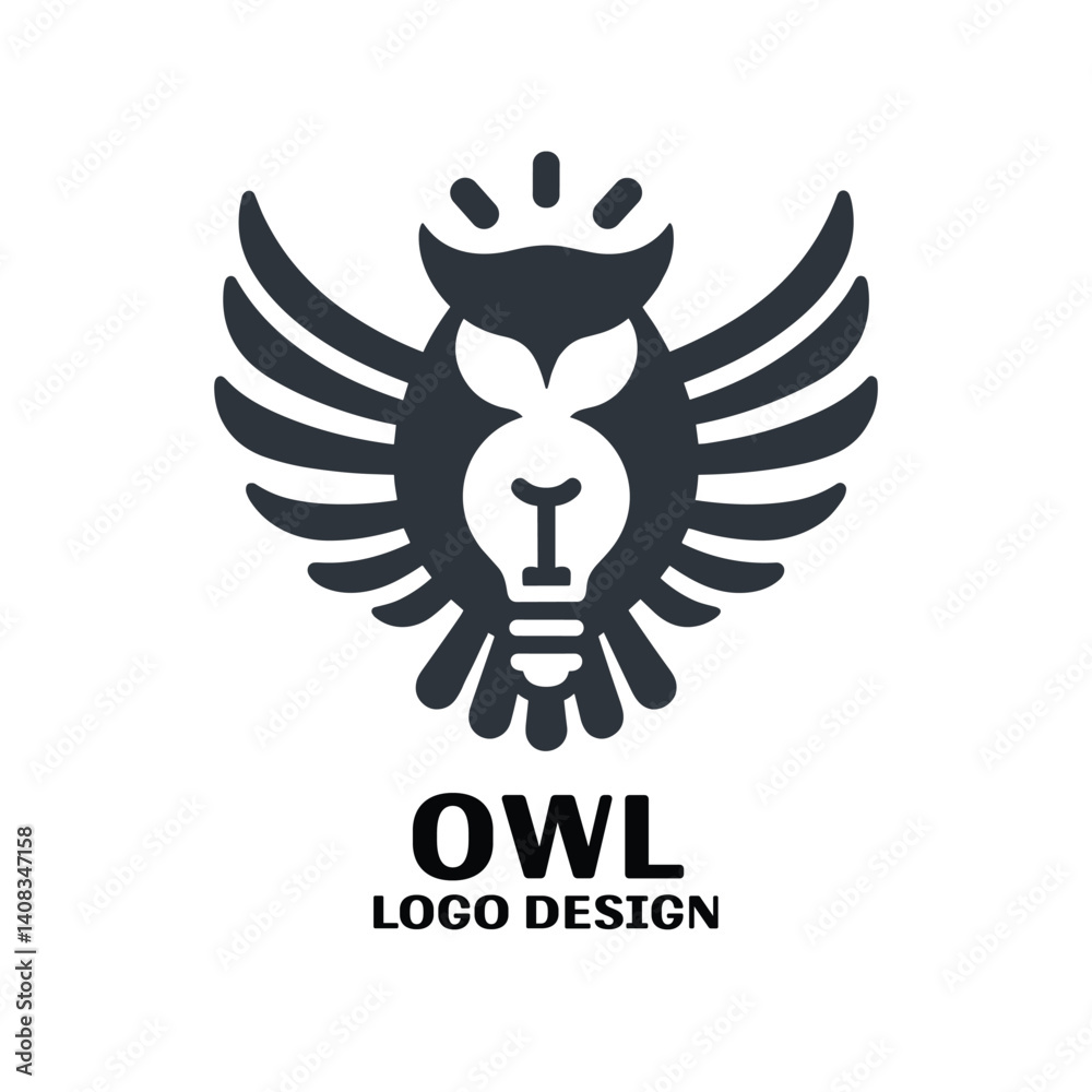 Obraz premium Owl Vector Logo Design
