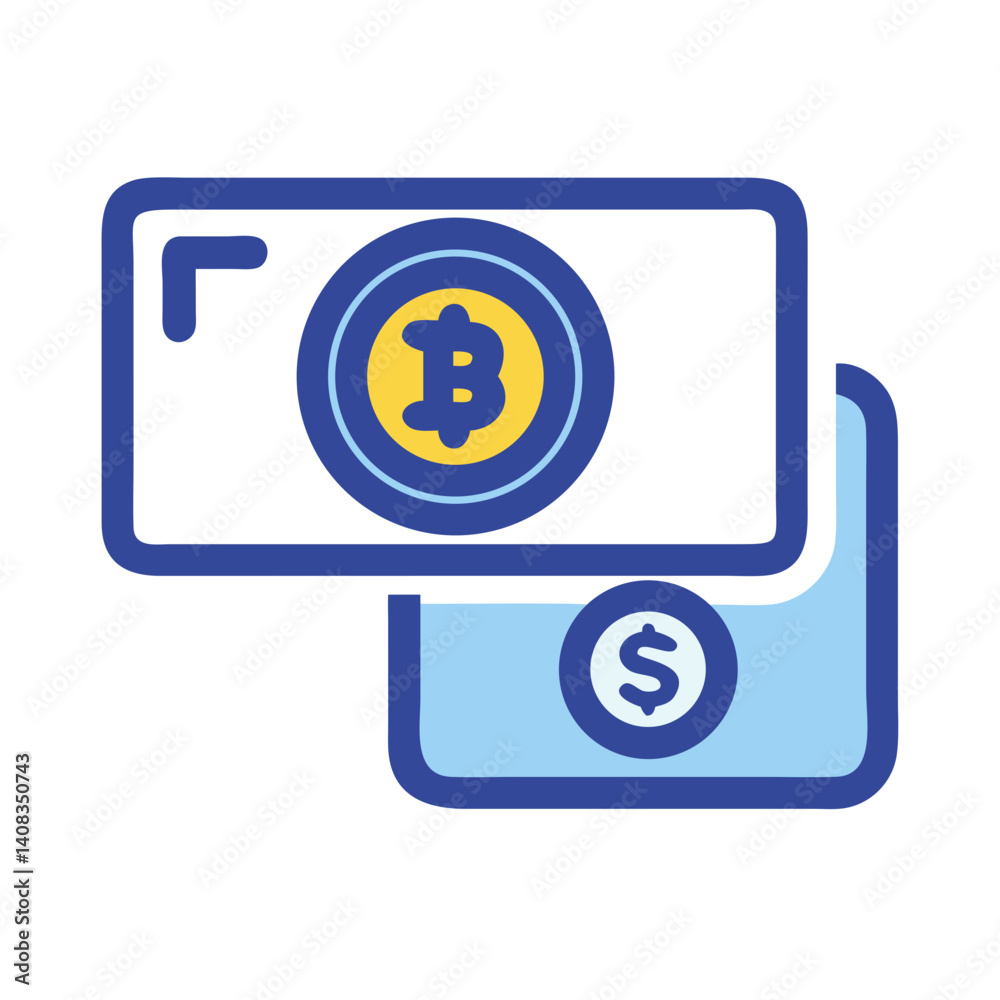 Bitcoin Payment Icon Representing Cryptocurrency Transaction and Digital Payments Bitcoin Payment Icon Representing Cryptocurrency Transaction and Digital Payments