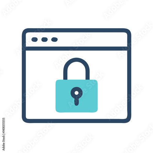 Browser with Unlocked Padlock Icon Representing Unsecured Connection and Data Vulnerability