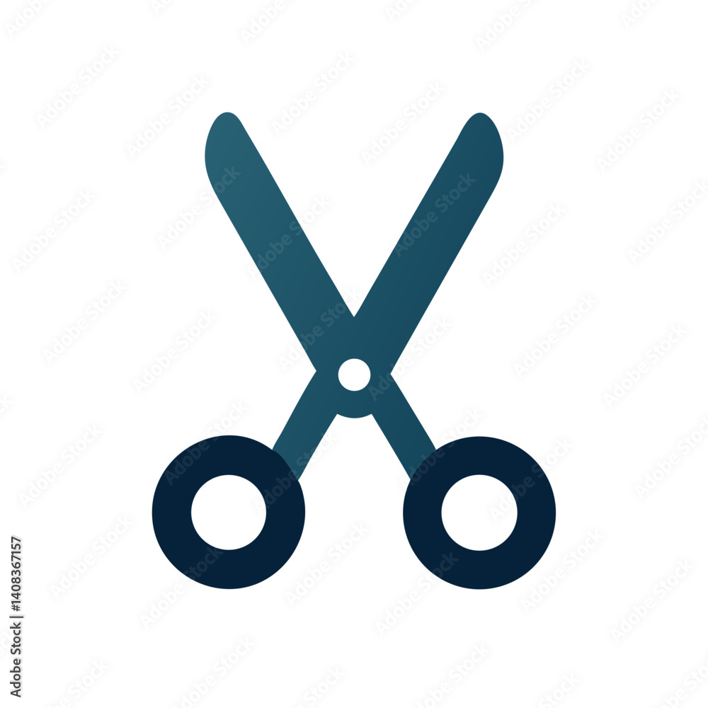 Scissors for Cutting Icon Representing Precision and Crafting Tool Scissors for Cutting Icon Representing Precision and Crafting Tool