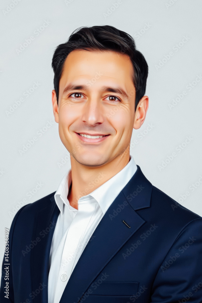 Confident Businessman Portrait Studio Shot Confident Businessman Portrait Studio Shot