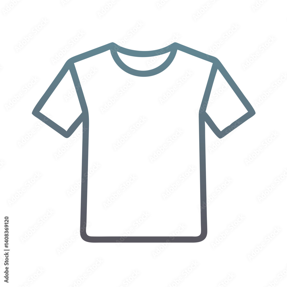 T-Shirt Icon Representing Casual Clothing and Everyday Fashion Apparel T-Shirt Icon Representing Casual Clothing and Everyday Fashion Apparel