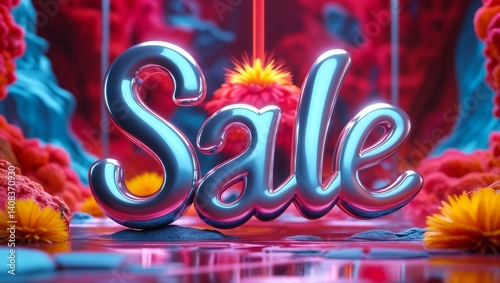 summer sale commercial concept