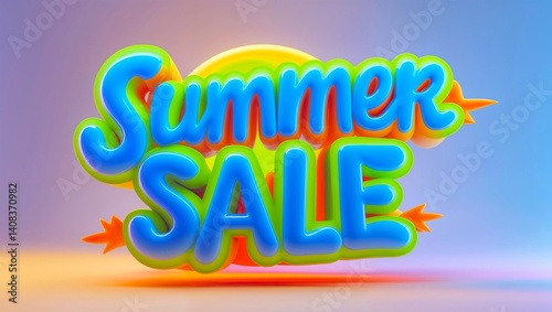 summer sale commercial concept