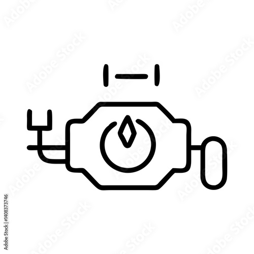 Icon of the automatic engine fault detection system