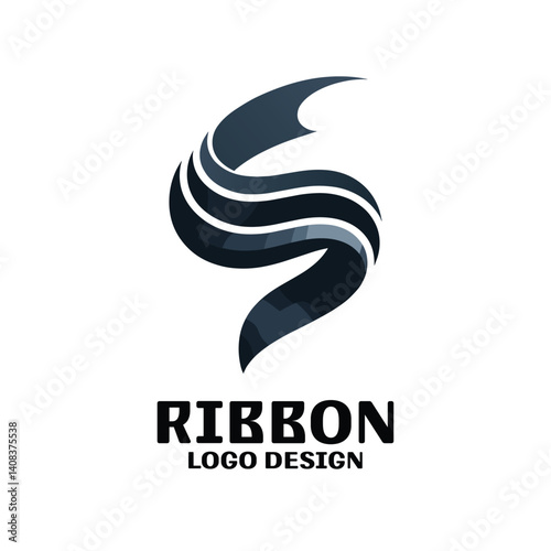 Ribbon Vector Logo Design