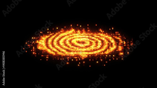 pixelated fingerprint background