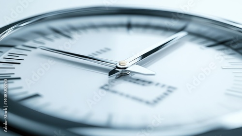 Wallpaper Mural CloseUp of a Modern Clock Face with Sleek Hands and Roman Numerals for Timekeeping Design Torontodigital.ca