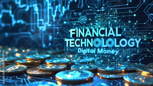 high-tech background with a blurred cityscape or circuit board pattern, overlaid with intricate, glowing blue lines and nodes, representing the complex network of blockchain technology