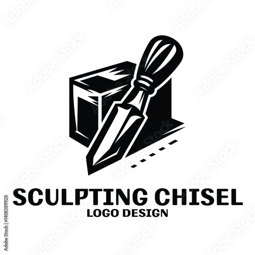 Sculpting Chisel Vector Logo Design