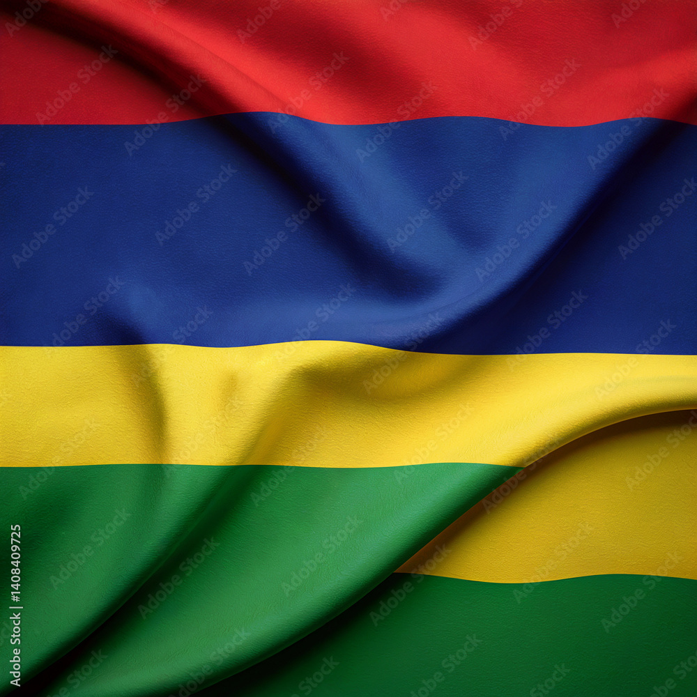 Obraz premium mauritius flag texture