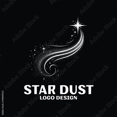 Star Dust Vector Logo Design