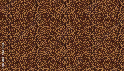 Seamless giraffe skin pattern displaying natural animal print texture, blending wild organic markings for backgrounds, textiles, and decorative design applications