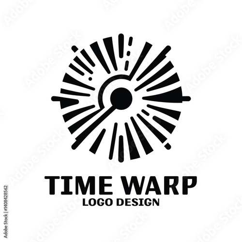 Time Wrap Vector Logo Design