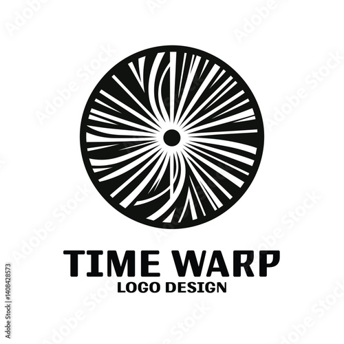 Time Wrap Vector Logo Design