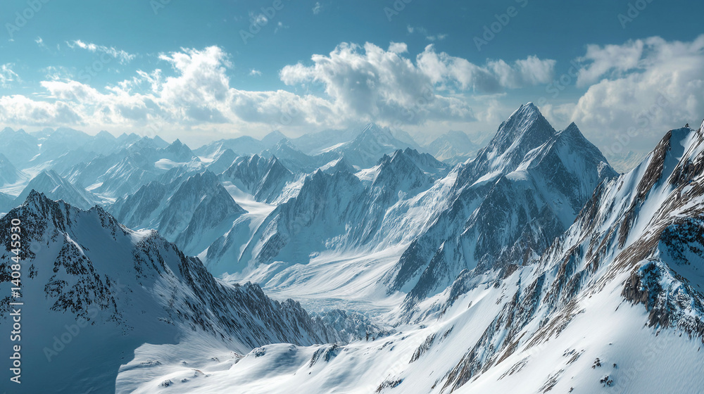 custom made wallpaper toronto digitalAdmire majestic snow-covered mountains stretching broadly under a brilliant sky, inspiring awe and limitless imagination.