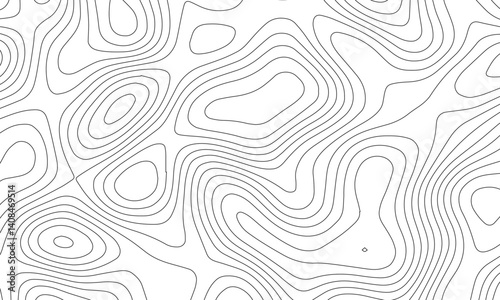 Topographic map contour background pattern. Abstract design with seamless pattern with lines topographic map. geographic contour map paper texture.