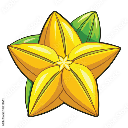 Star Fruit Illustration
