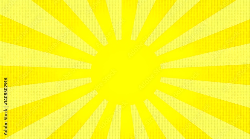 Bright yellow sunburst background. Abstract radial rays design. Ideal for vibrant, energetic themes. Bright yellow sunburst background. Abstract radial rays design. Ideal for vibrant, energetic themes.