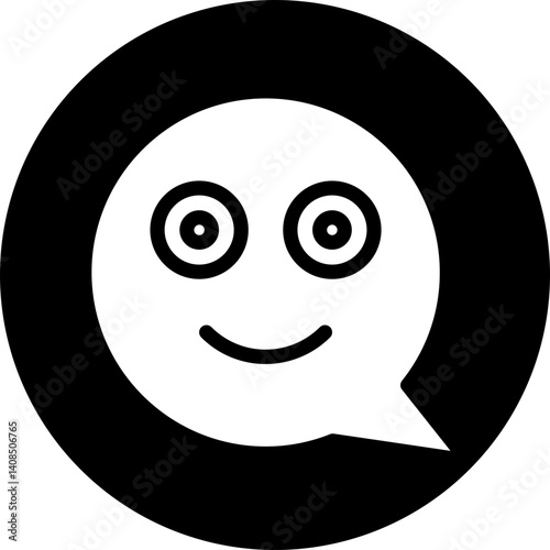 Chat Craze vector icon style