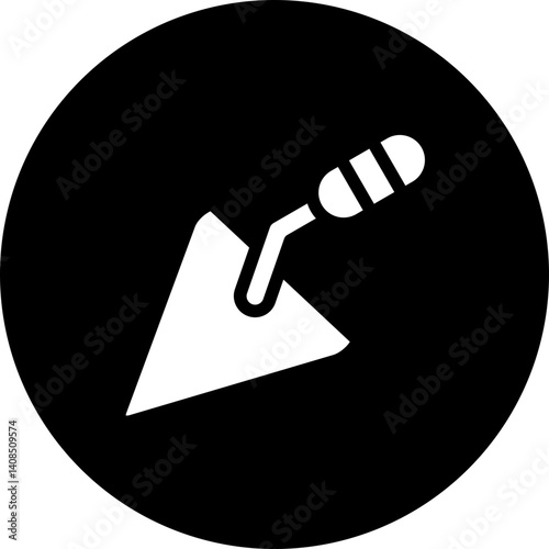 Trowel vector icon style