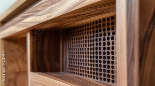 Valokuva Hispanic carpenter constructing custom wooden furniture