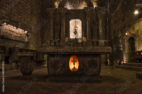 The Chapel of St. Kinga in Wieliczka salt mine