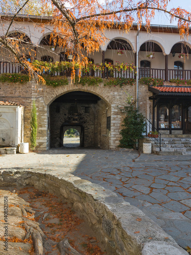 Obraz na płótnie Medieval Bachkovo Monastery, Bulgaria w salonie