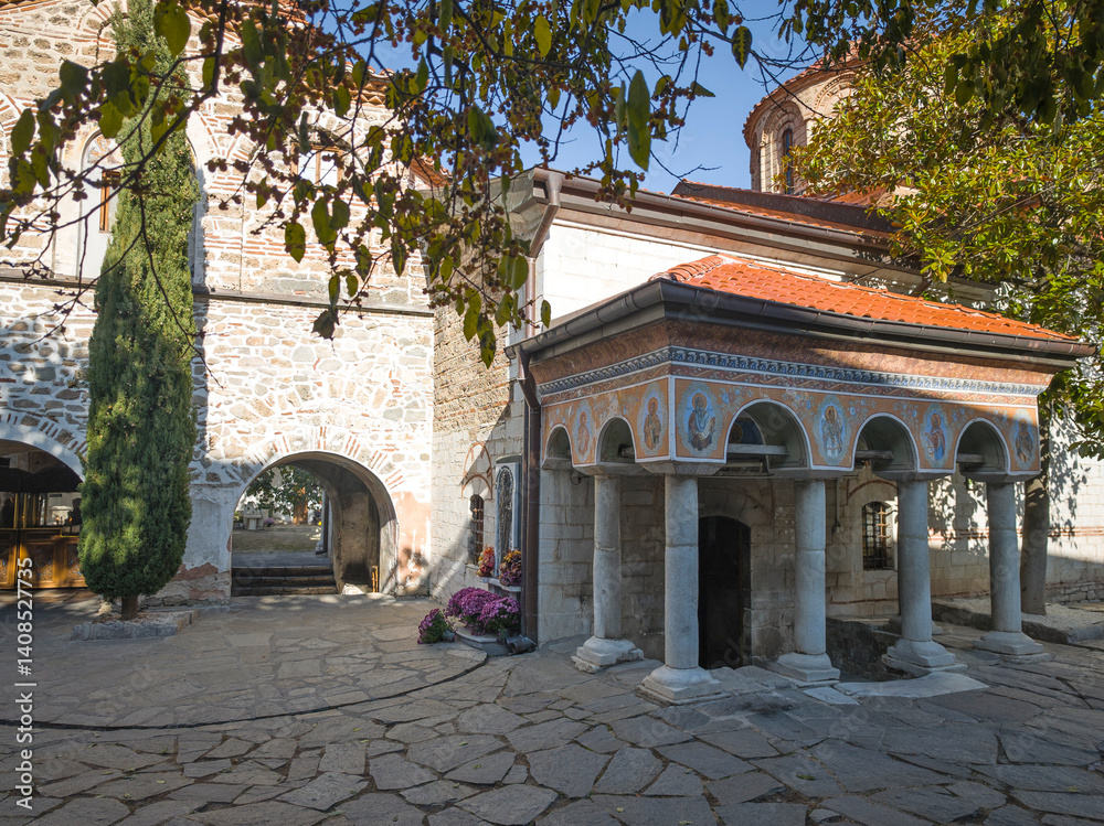 Fototapeta premium Medieval Bachkovo Monastery, Bulgaria
