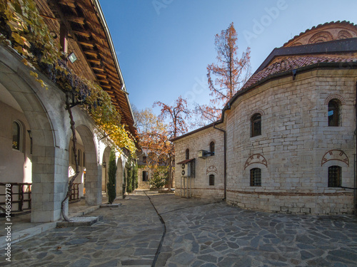 Obraz na płótnie Medieval Bachkovo Monastery, Bulgaria w salonie