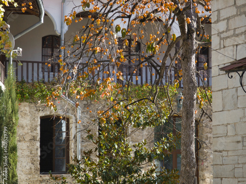 Obraz na płótnie Medieval Bachkovo Monastery, Bulgaria w salonie