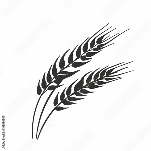 Wheatpaste - Vector icon, isolated on white background  -  