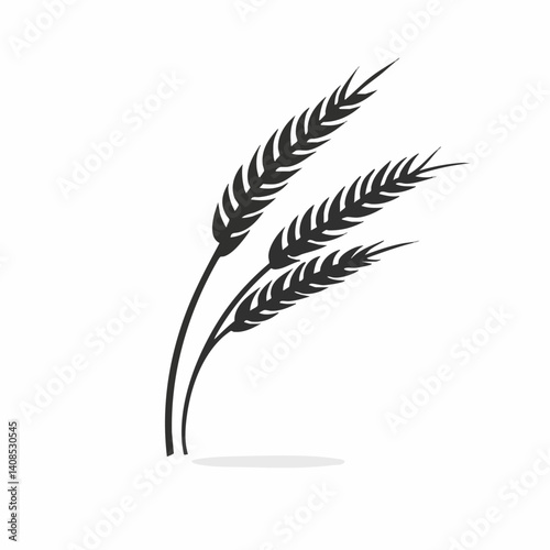 Wheatpaste - Vector icon, isolated on white background  -  