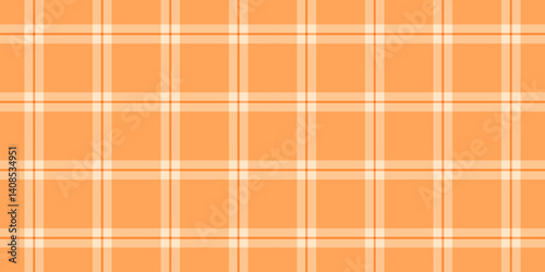Slim background seamless textile, hippy fabric plaid vector. Birthday pattern check texture tartan in orange and bisque colors.