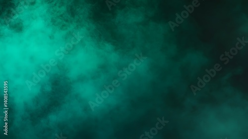Abstract Teal Green Smoke Background Texture