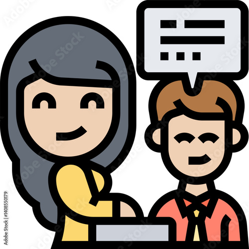 reception illustration on a white background     