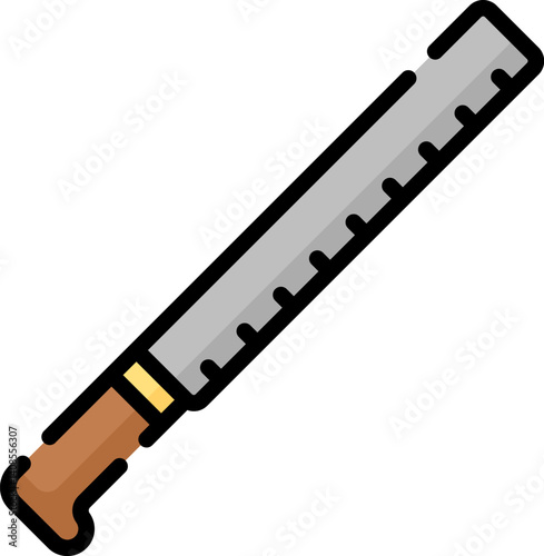 slicer illustration on a white background     