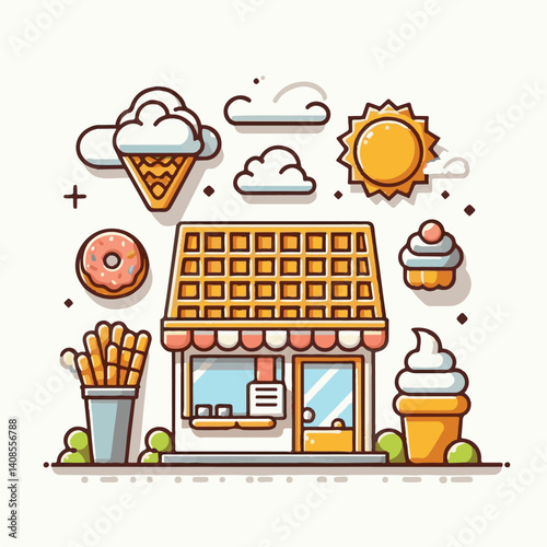 food, waffle, dessert, breakfast, background, pastry, sweet, snack, delicious, illustration, homemade, lunch, tasty, crispy, bakery, fresh, white, baked, meal, belgian, wafer, cream, cake, golden, str